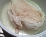 蒸し鶏と天津冬菜のスープ茶漬け、さすが！作り方1写真