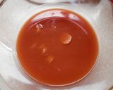 レンジで簡単★トマトスープうどん作り方2写真