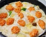 とろ～り♪キムチ肉団子と白菜のクリーム煮作り方7写真