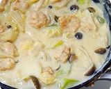 とろ～り♪キムチ肉団子と白菜のクリーム煮作り方9写真