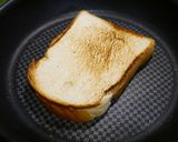 簡単！巣篭り風チーズハムエッグサンド作り方1写真