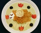 ☆ヨーグルトアート☆野原のひつじ☆作り方8写真