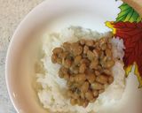 納豆とチーズチキンカツのご飯作り方2写真