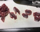 カレー風味の砂肝唐揚げ作り方1写真