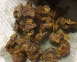 カレー風味の砂肝唐揚げ作り方5写真