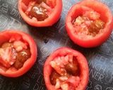 丸ごとトマトでミートボールチーズ焼き作り方5写真