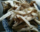 本日のお昼 キノコのミルクパスタ作り方1写真