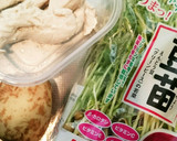 豆苗れんこんささみのシャキシャキごまマヨ作り方1写真