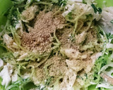 豆苗れんこんささみのシャキシャキごまマヨ作り方4写真
