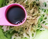 豆苗れんこんささみのシャキシャキごまマヨ作り方5写真