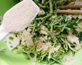 豆苗れんこんささみのシャキシャキごまマヨ作り方6写真