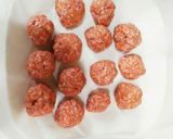 野菜たっぷり肉団子作り方3写真