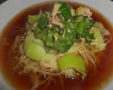 青梗菜とツナトマトのラーメン♪作り方3写真