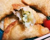 ♪春キャベツとツナシソチーズの揚げ餃子♪作り方4写真