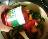 簡単ヘルシー！ 鶏もも肉と野菜のトマト煮作り方15写真