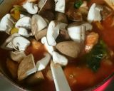 簡単ヘルシー！ 鶏もも肉と野菜のトマト煮作り方17写真