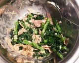 春菊とツナのにんにくマヨネーズサラダ作り方9写真