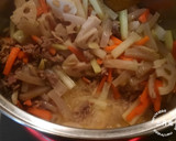 根菜たっぷり♪具だくさん！豚の粕汁作り方7写真