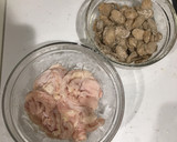 鶏皮ごぼう甘辛揚げ作り方4写真