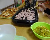 お母さんのホットドッグ作り方3写真