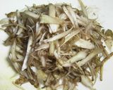 無添加　濃厚だしの山菜つけとろろ蕎麦作り方2写真