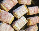 ๑厚揚げのとんとん巻き煮๑作り方3写真