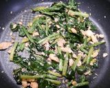 簡単！ほうれん草の鮭フレのセルクル炒め作り方1写真