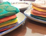 卵焼き用フライパンでレインボーケーキ作り方5写真