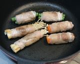 甘〜い！ネギと餅の豚肉巻作り方14写真