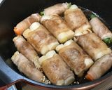 甘〜い！ネギと餅の豚肉巻作り方18写真