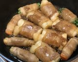 甘〜い！ネギと餅の豚肉巻作り方19写真