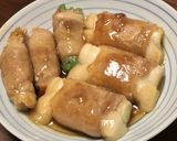 甘〜い！ネギと餅の豚肉巻作り方20写真