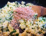 カルシウム強化【干しエビチャーハン】作り方7写真
