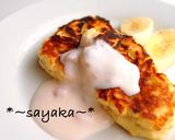 材料２つで♪完熟バナナのパンケーキ作り方4写真