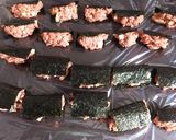 ひき肉と蓮根の磯辺揚げ作り方4写真
