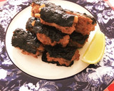 ひき肉と蓮根の磯辺揚げ作り方6写真