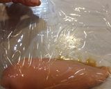 鶏ハム☆にんにく醤油味作り方5写真