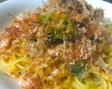 フライパンひとつ☆豚肉とネギの和風パスタ作り方4写真