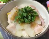 豚バラ肉でさっぱり「豚おろし丼」作り方8写真