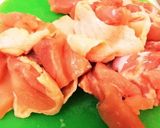 節分お豆を使って鶏肉のケチャップ煮込み作り方2写真