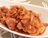 節分お豆を使って鶏肉のケチャップ煮込み作り方6写真