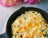 明太子とほうれん草のクリーム焼きパスタ❗作り方5写真