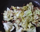 簡単キャベツと豚肉キムチ炒め作り方1写真