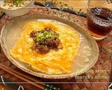 コチュ味噌肉のっけ半熟卵の餡かけラーメン作り方10写真
