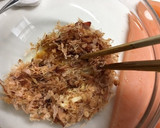 鰹節で苦味軽減♪菜の花のおかかマヨ和え作り方2写真