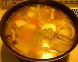 生姜がガツンときいた根菜たっぷりのスープ作り方4写真