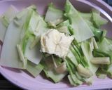 ブロッコリーの茎のチーズ焼き作り方1写真