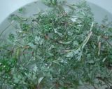 草餅作りの為のヨモギペースト作り方1写真
