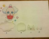 キャラ弁☆プリキュアアラモード♡ペコリン作り方2写真