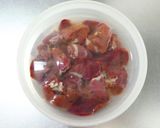 生姜にんにく味噌角煮味！鶏レバーの甘辛煮作り方4写真